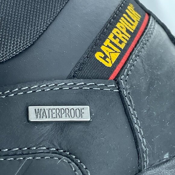Cat Footwear Men's Waterproof Soft Toe Work Boot, Black, 12 Wide NWB S137 - Picture 6 of 10